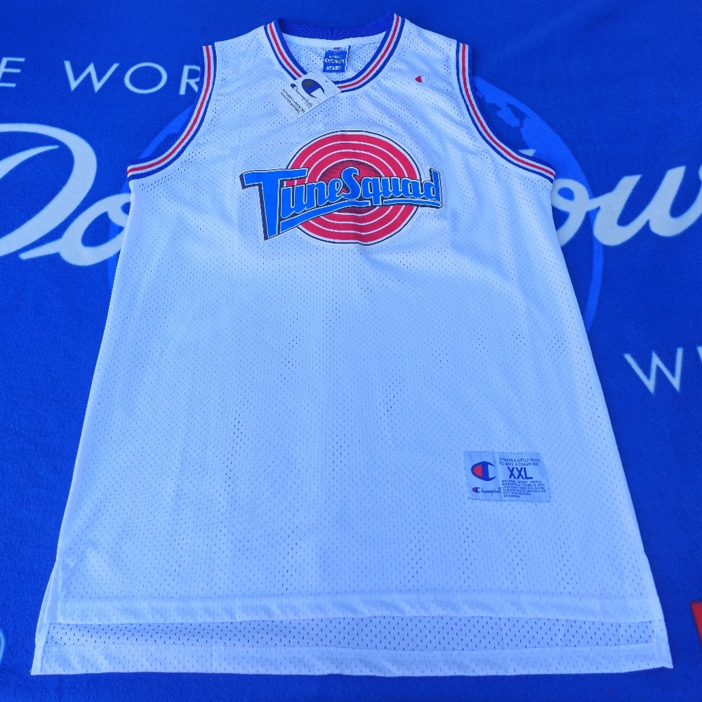 Vintage Space Jam MICHAEL JORDAN #23 Tune Squad Champion Jersey Size XXL